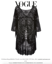 Load image into Gallery viewer, Luna poncho black